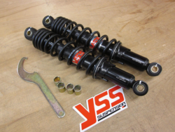 STØDDÆMPER SÆT MAXI SORT/SORT YSS X-PRO 280 MM